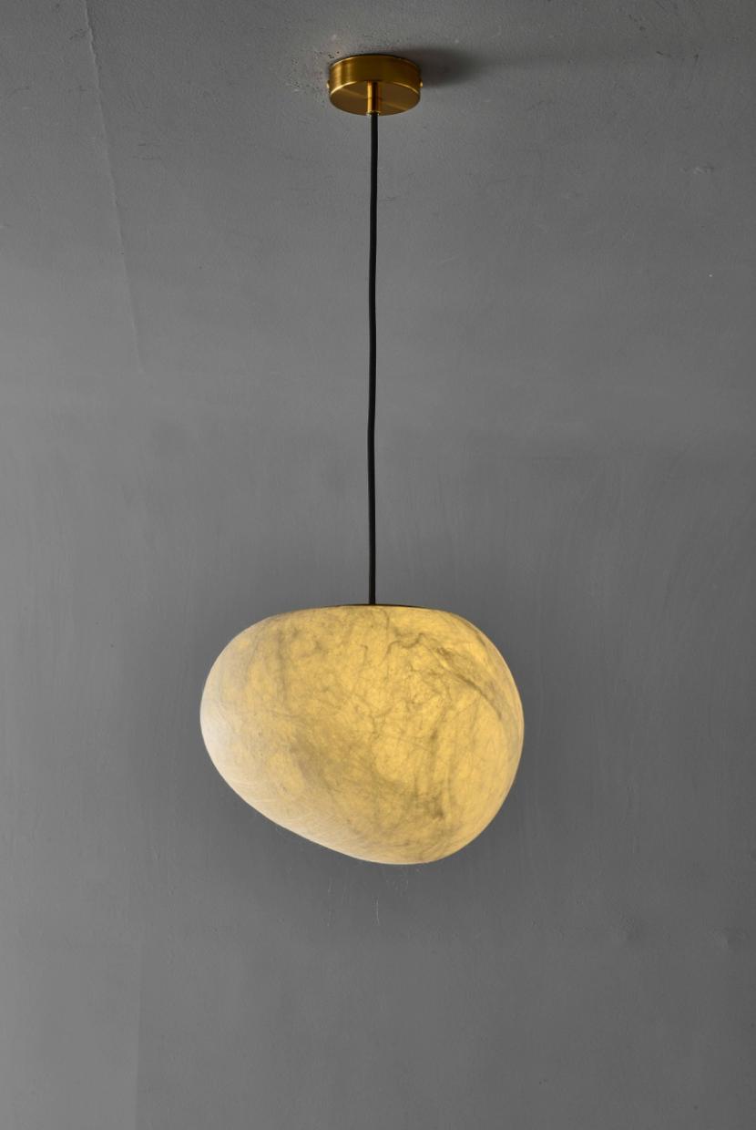 JM7020 3D Real Silk Pendant Lamp silk decorative lighting product