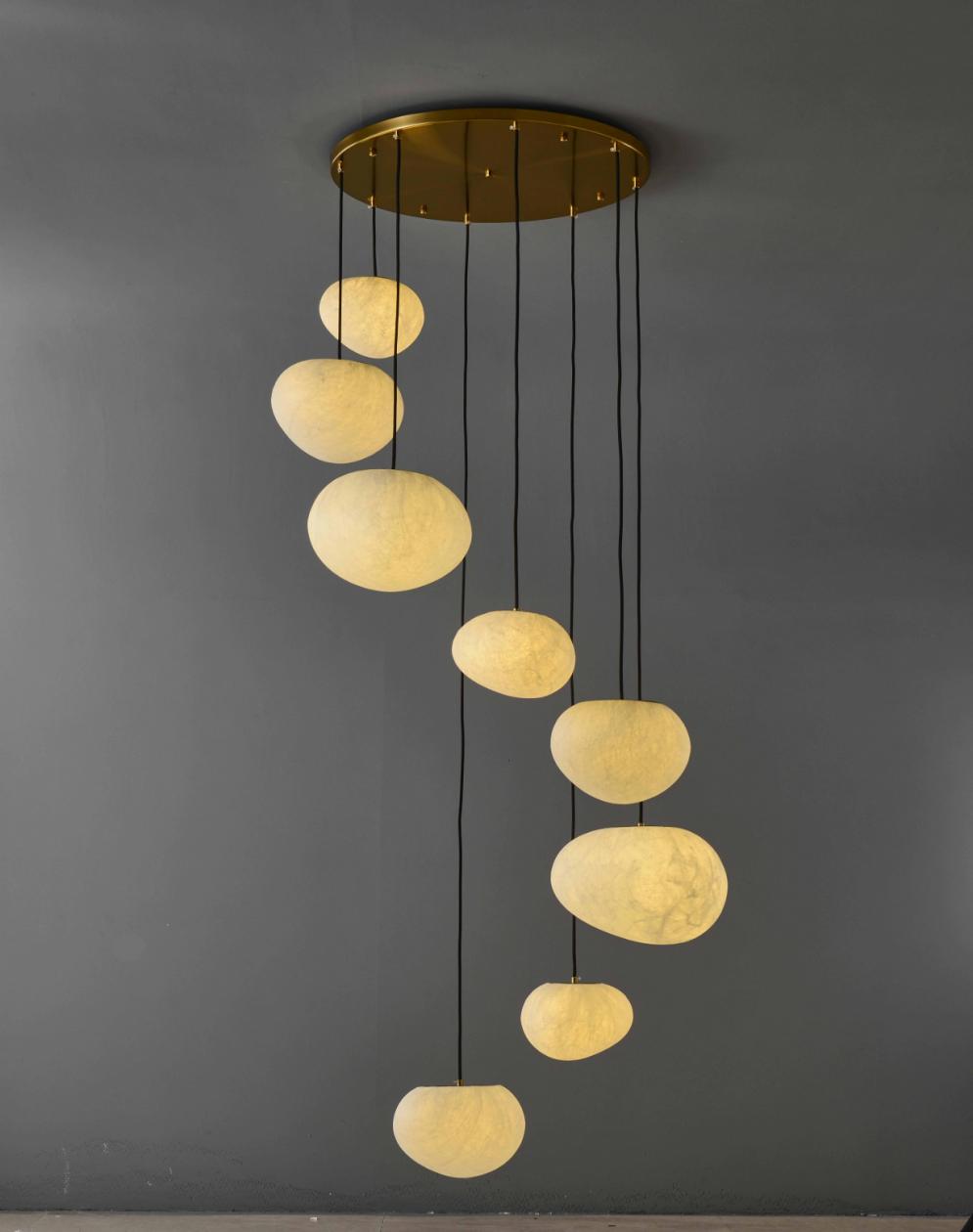 JM7020 9L Real Silk Stair Light silk decorative lighting product