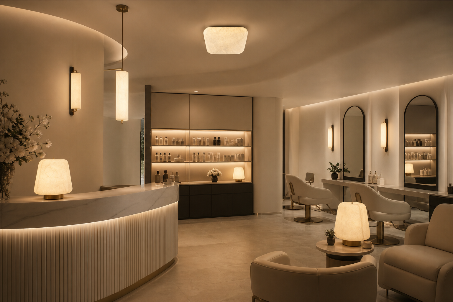 Silk Lamps for Premium Beauty Salons