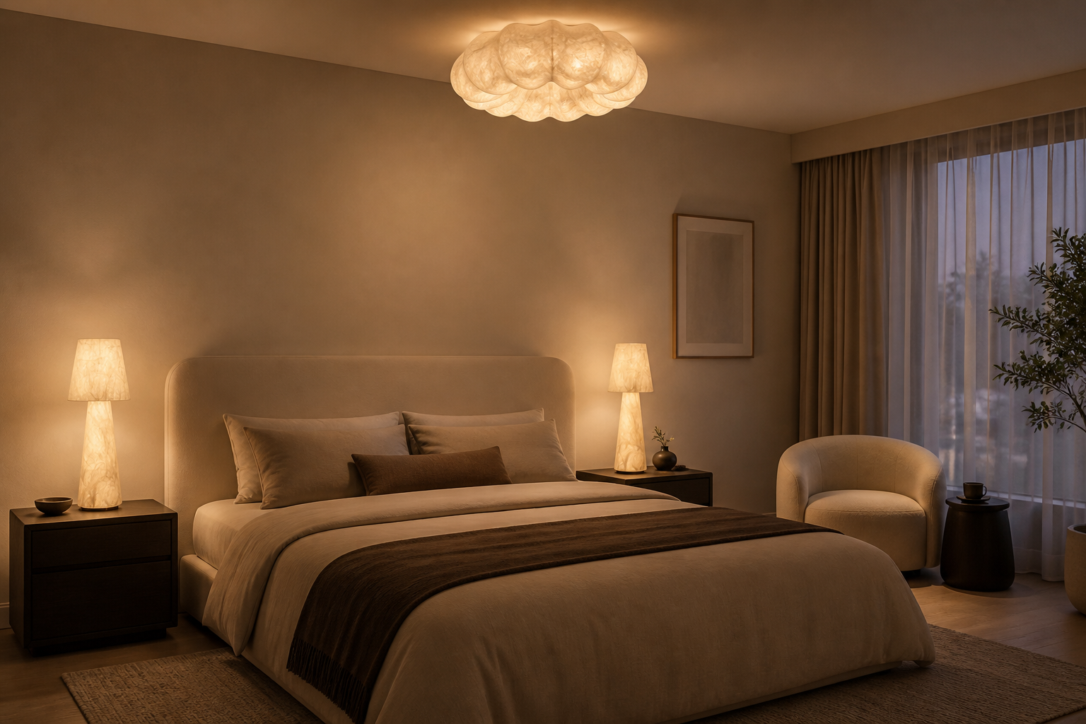 Silk Lamps for Bedrooms