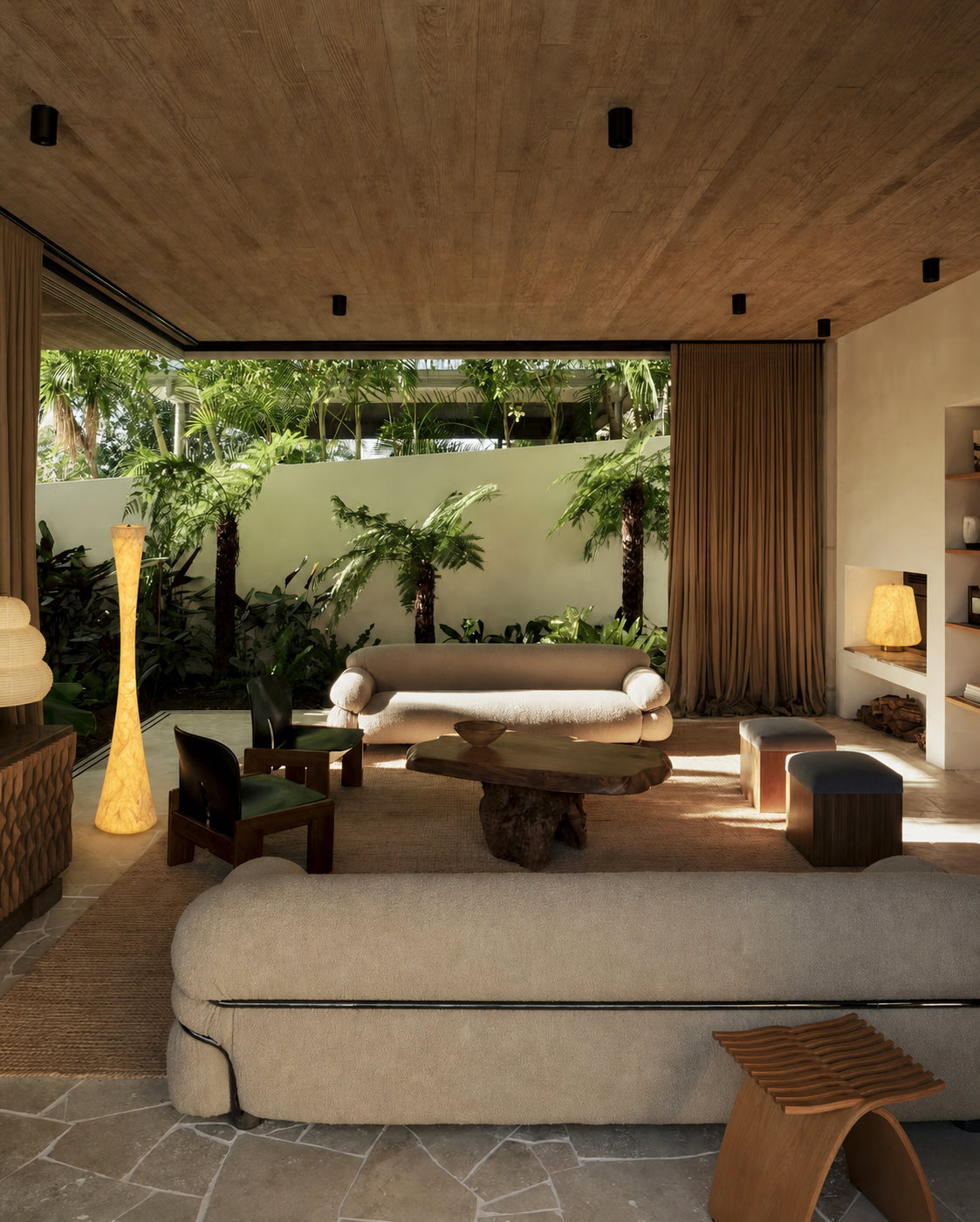 Silk Lamps for High-End Clubhouses
