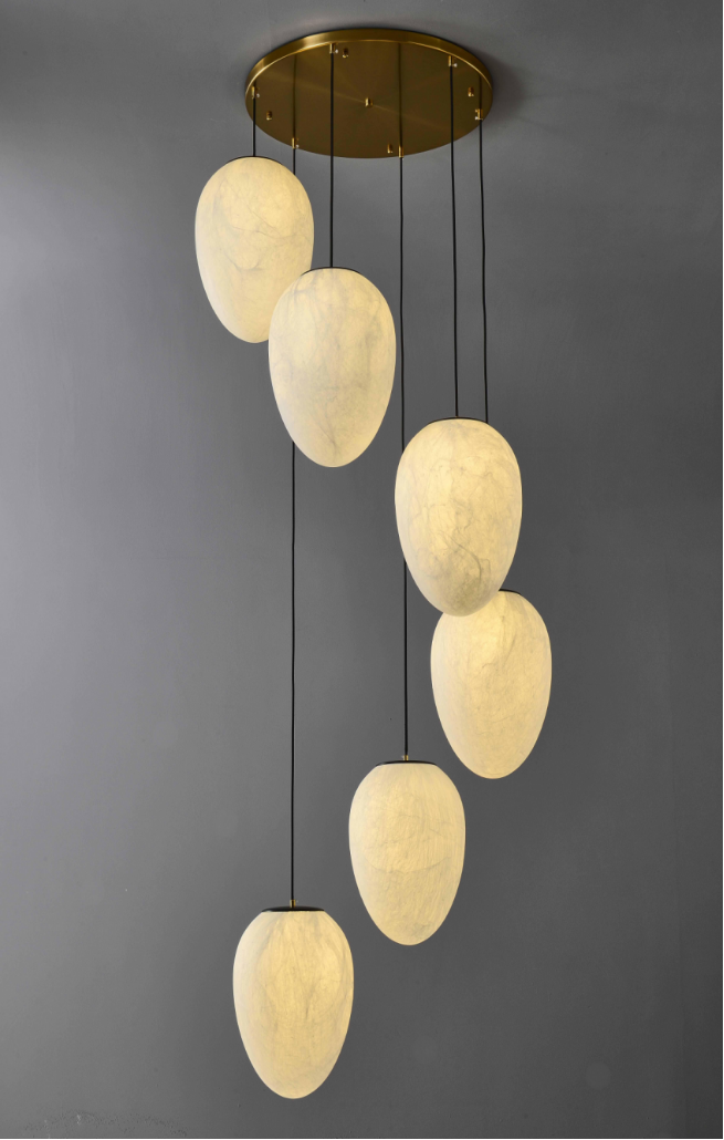 JM7027-6Head Real Silk stair light